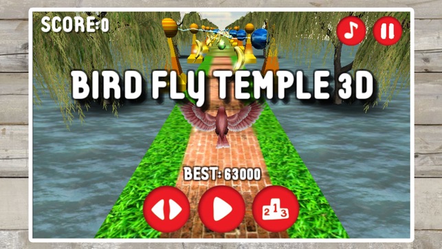 Bird Fly Temple 3D: Parkour on beach(圖1)-速報App