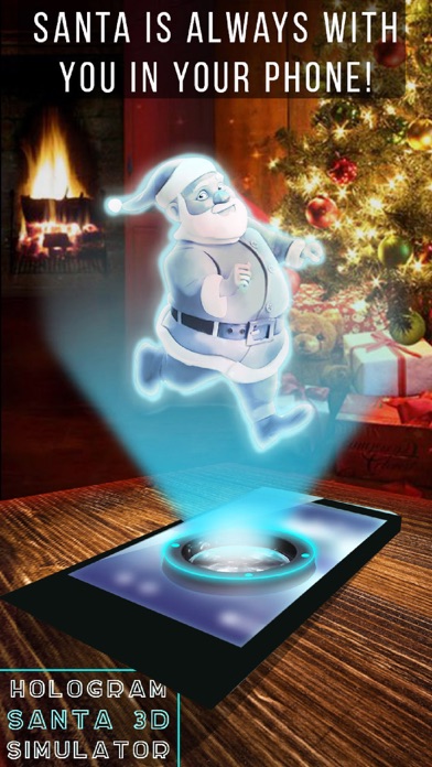 Screenshot #1 pour Hologram Santa 3D Simulator