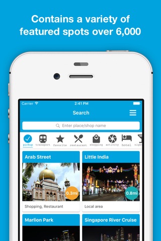 Singapore guide, Pilot - Completely supported offline use, Insanely simple screenshot 2