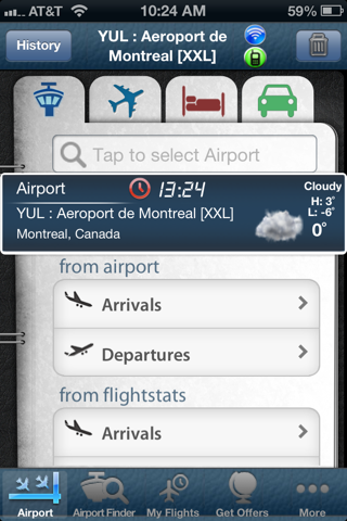 Montreal Airport (YUL) + Radar screenshot 2