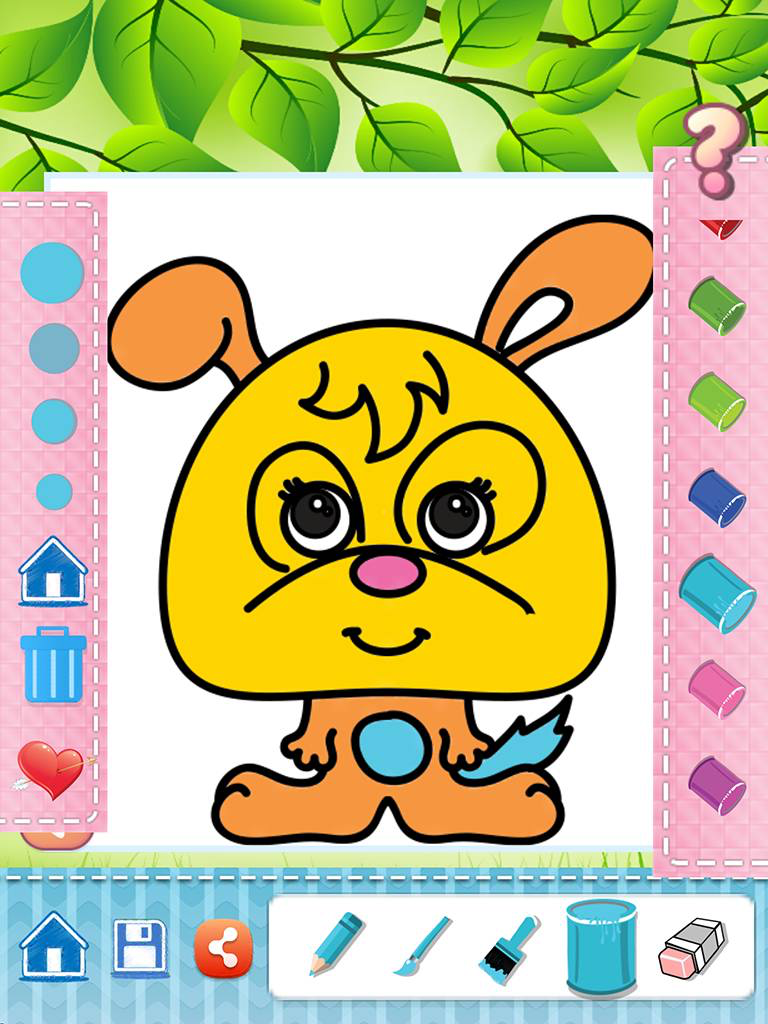 Safari Animals Drawing Coloring Book - Cute Caricature Art Ideas pages for kids screenshot 8