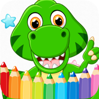 easy dino coloring book free printable coloring pages