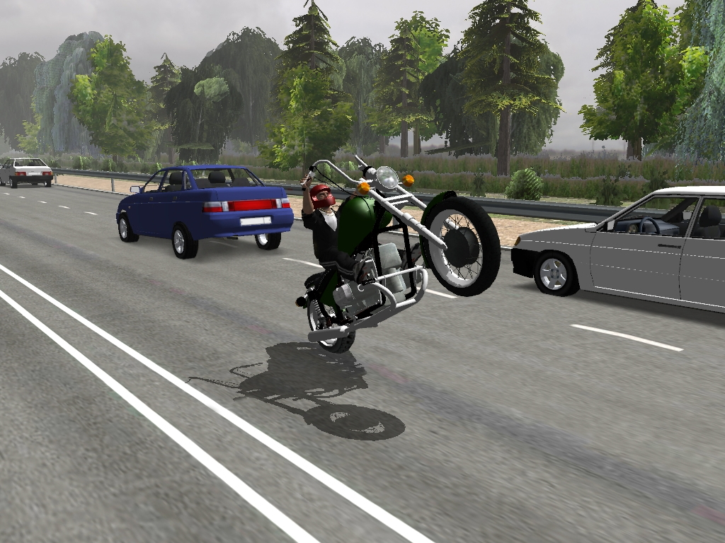Russian Moto Traffic Rider 3D screenshot 8