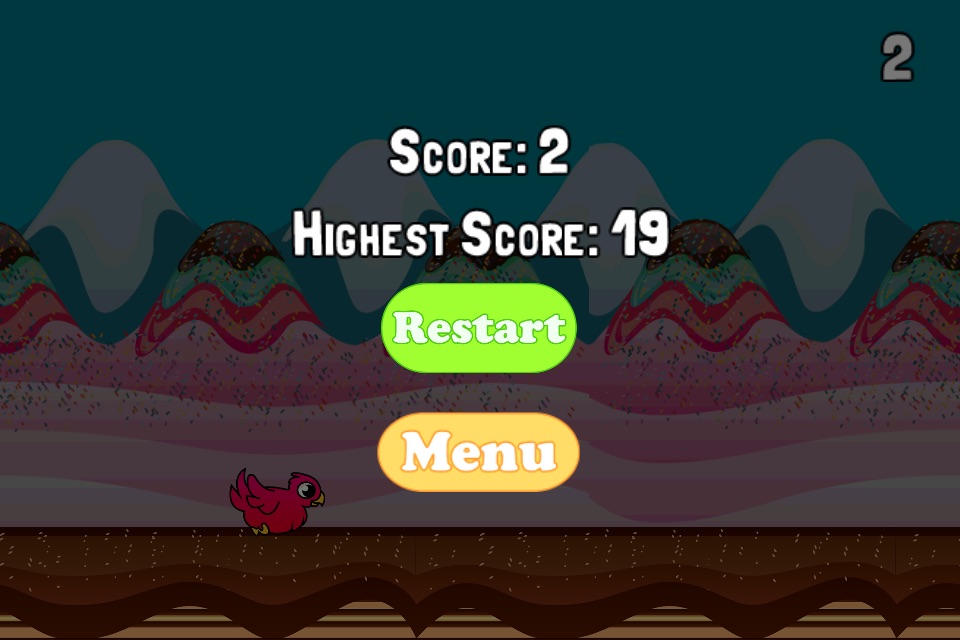 Flying Tiny Bird In the Land of Candies and Ice Creams screenshot 2