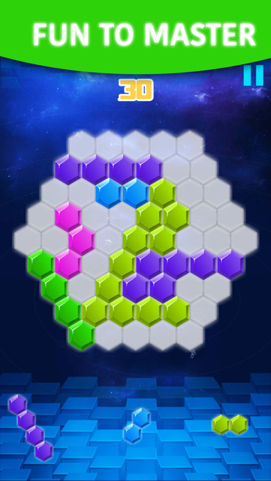 Hexagon Block - Tetra Puzzle Game Freeのおすすめ画像2