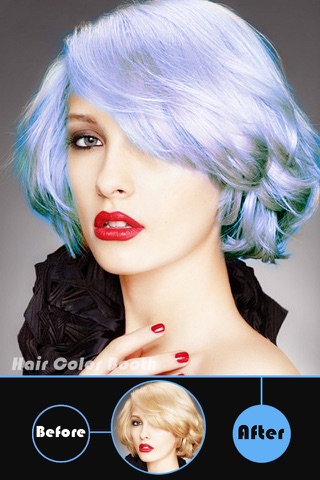 Hair Color Booth Pro - Change Hair Styles to Blonde, Brunette, Brown, Ginger or Any Color screenshot 2