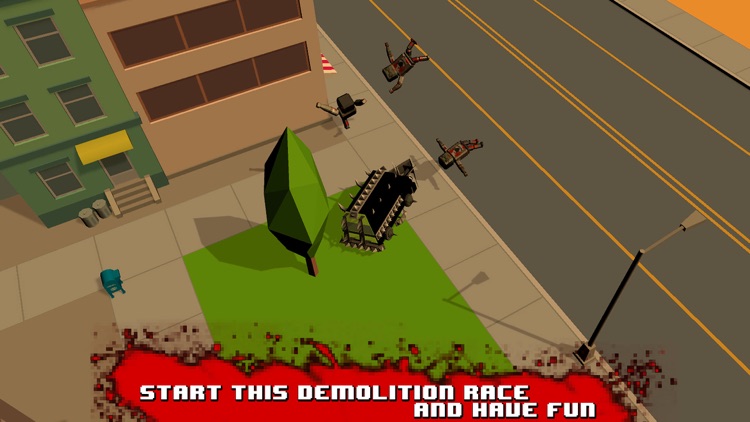 Zombie Smashy Death Race 3D Full screenshot-3