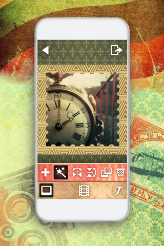 Retro Frames & Effects – Write Vintage Style Text and Frame Pic.s in Instant Camera Studio screenshot 4