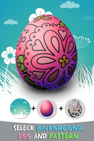Easter Egg Painter - Virtual Simulator to Decorate Festival Eggs & Switch Color Patternのおすすめ画像3