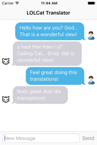 LOLCat Translator screenshot 2