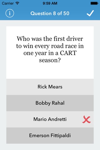 Auto Racing Trivia for The Factual Intellectual® screenshot 4