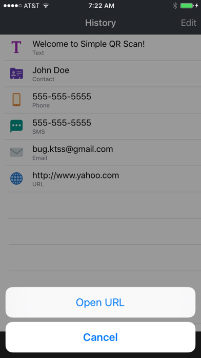 Screenshot #3 pour Simple QR Scan