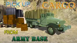 Game screenshot Army Cargo Truck Simulator - Deliver food supplies to military camps in this driving simulation game mod apk
