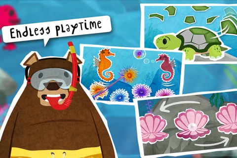Mr. Bear Sealife - A Fun Underwater World Pro screenshot 2