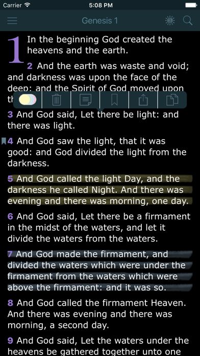 Screenshot #2 pour ASV Bible American Standard Version Audio Free