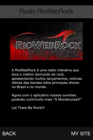 Radio RioWebRock screenshot 3