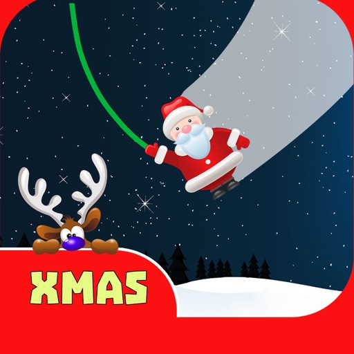 Spider-Santa Swing Tower : Xmas Dash-free christmas game Icon