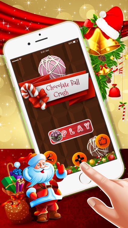 Chocolate Ball Crush : - A match 3 puzzles for Christmas season