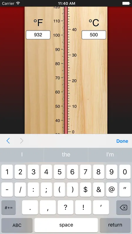 Temperatur Umrechner screenshot 4 of 5
