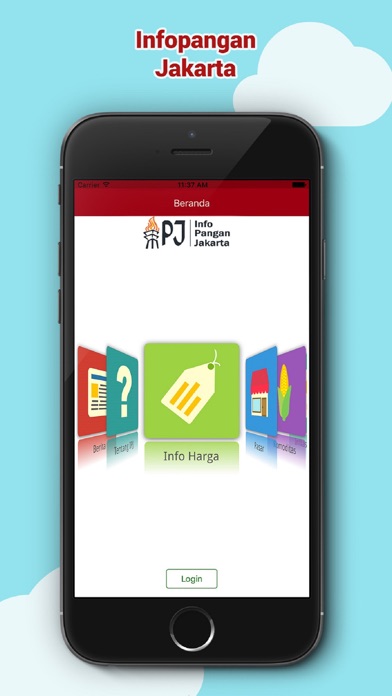 Info Pangan Jakarta Mobile Screenshot