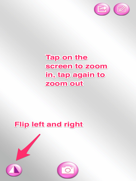 Makeup Mirror - Vanity Mirror In Pocket iPad screenshot