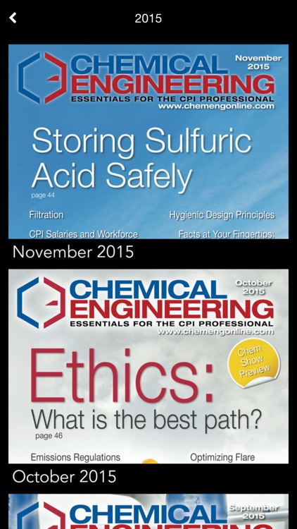 Chemical Engineering Magazine