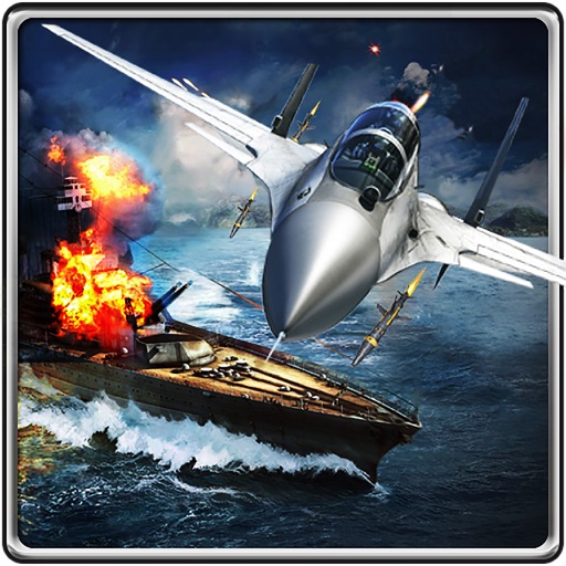 Strike jet fighter war Icon