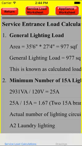 Game screenshot Electrical Load Calculator & Electrical Plan Example apk