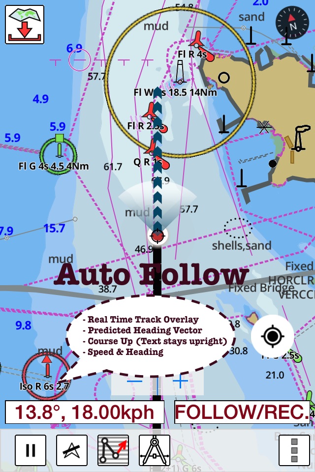 Marine Navigation - Lake Depth Maps - USA - Offline Gps Nautical Charts for Fishing, Sailing and Boating screenshot 3