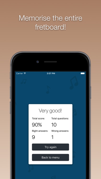 Fretboard Trainer - Learn the notes for guitar and bass screenshot-3