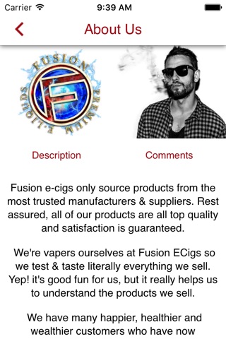 Fusion ECigs screenshot 2