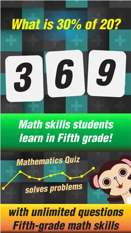 Game screenshot Fifth Grade Math Curriculum Monkey School Free game for kids apk