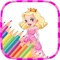 Princess Coloring Pages -  Painting Games for Kids