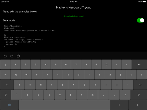 Screenshot #4 pour Hacker's Keys