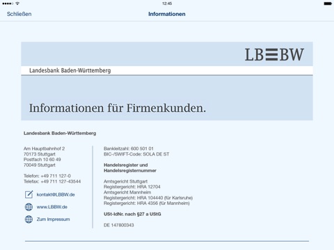 LBBW Firmen-Infos screenshot 4