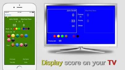 Snooker Scoreboard Pro Screenshot