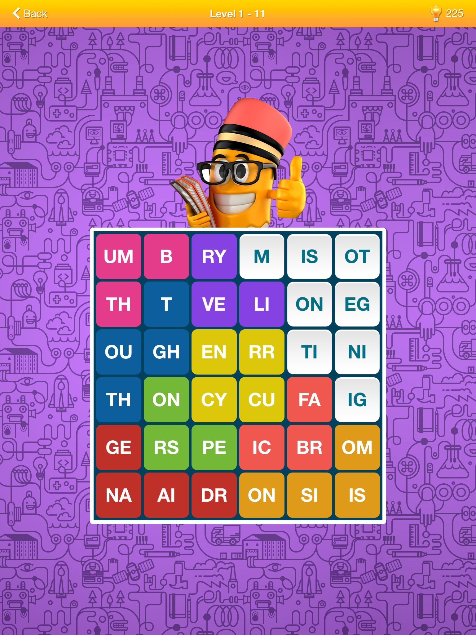 Worders: Word Parts - new word search puzzle game, find, gather and guess words on the field screenshot 6