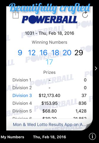 Powerball Australia Results - náhled