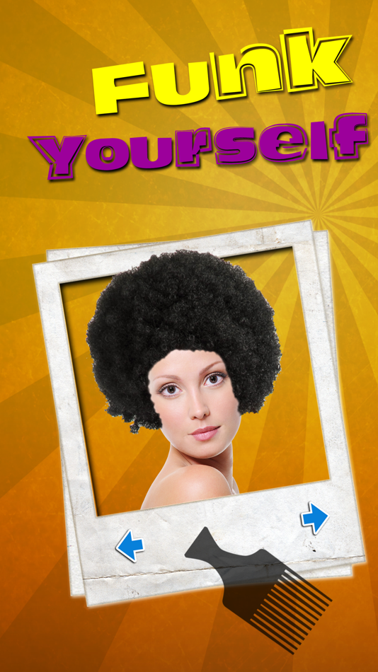 Funk Yourself – Try Afro Hairstyles in Virtual Photo Booth for Cool Makeovers - 1.0 - (iOS)