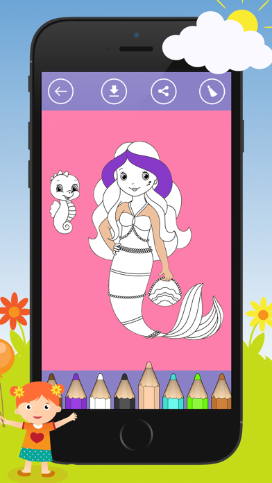 How to cancel & delete Color book: Princess from iphone & ipad 2