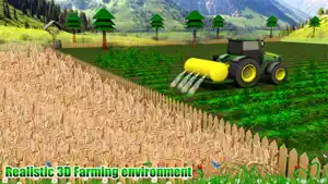 Village Farm Tractor Transporter Driver Harvesting Simulator screenshot 3
