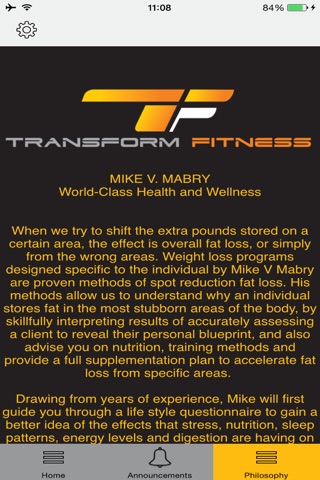 Transform Fitness LLC screenshot 4