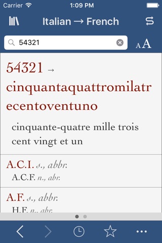 Ultralingua French-Italian screenshot 3