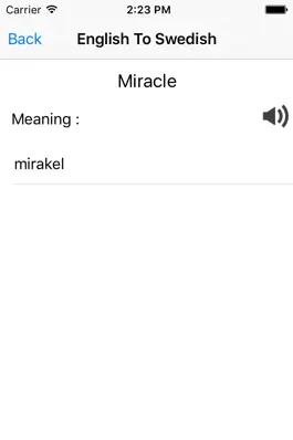 Game screenshot English To Swedish Dictionary apk