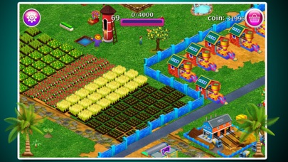 ファームシミュレータ 町の農業の設計 無料ゲームのおすすめ画像1