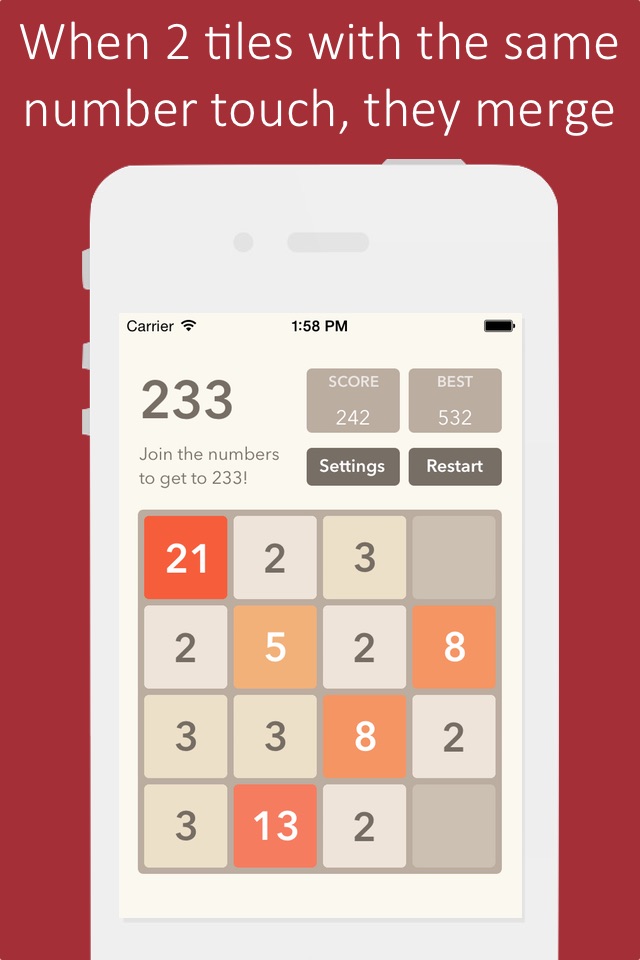 2048 + Fibonacci screenshot 4