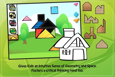 Kids Doodle & Discover: Houses, Cartoon Tangramのおすすめ画像2