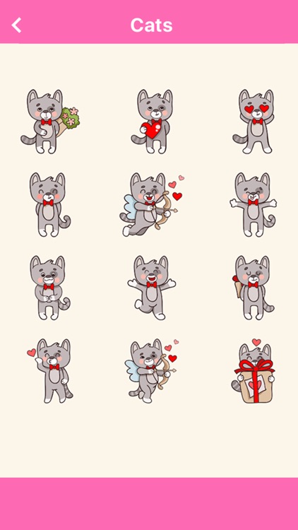 Emoji Sticker Collection Of Emoticons For Girly Girls Texting ...