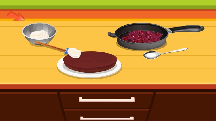 Tessa’s Schwarzwälder Kirschtorte – learn how to bake your Schwarzwälder Kirschtorte in this cooking game for kids screenshot-3