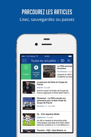 Actualités Football Paris screenshot 4